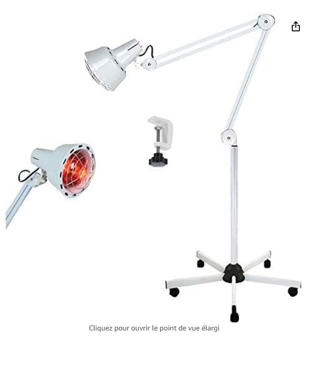 LAMPE ULTRAVIOLETTE 250WATTS SUR PIEDS – Image 8