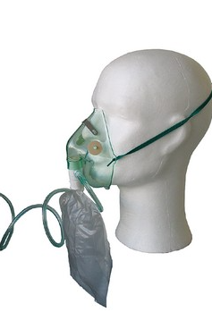 MASQUE A OXYGENE HAUTE CONCENTRATION AVEC RESERVOIR – Image 4