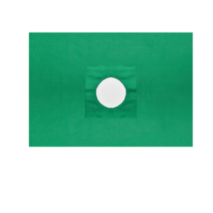 CHAMPS CHIRURGICAL TROUE ET NON TROUE EN TISSU REUTILISABLE