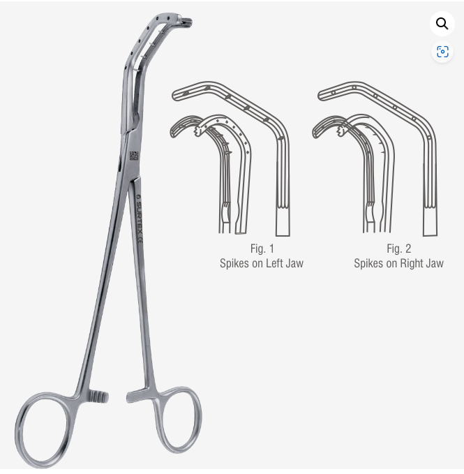 PINCE CLAMP A BRONCHES DE PRICE-THOMAS GRIFFES A GAUCHE – Image 4