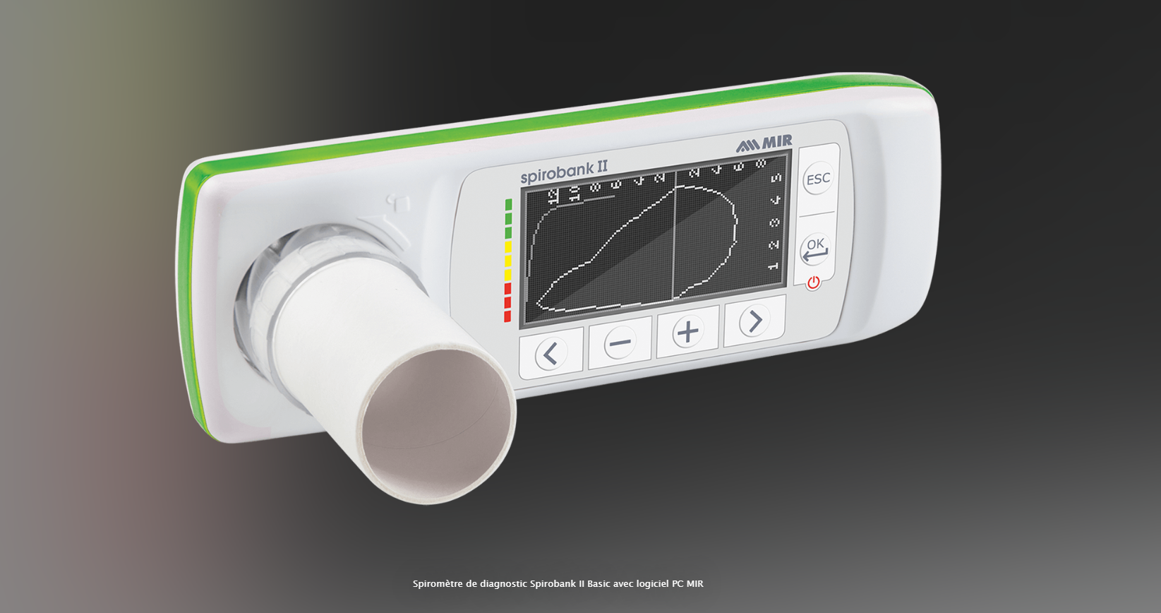 SPIROMETRE DE DIAGNOSTIC SPIROBANK II BASIC AVEC LOGICIEL PC MIR – Image 4
