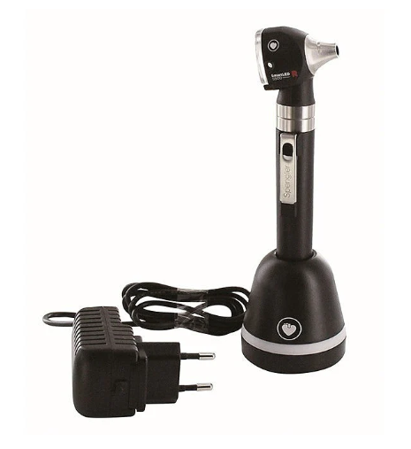OTOSCOPE ECLAIRAGE LED FIBRE OPTIQUE AVEC BATTERIE ET CHARGEUR