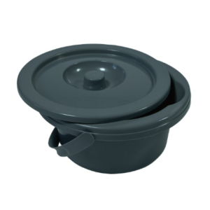 SEAU HYGIENIQUE AVEC COUVERCLE POUR CHAISE PERCEE