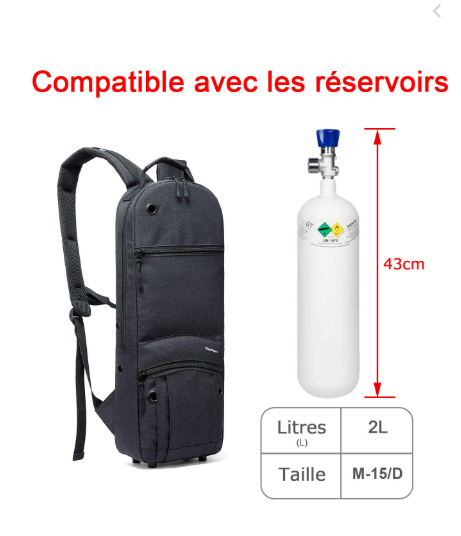SAC POUR BOUTEUILLE OXYGENE – Image 5