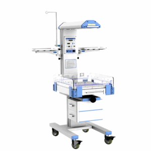 TABLE DE REANIMATION NEONATALE AVEC RADIANT CHAUFFANT