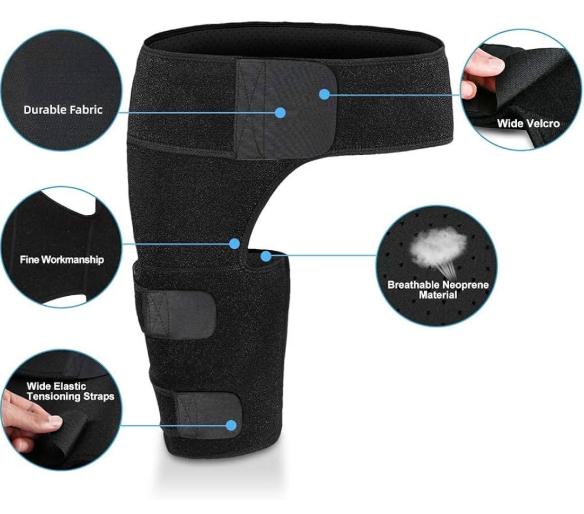 ATTELLE DE COMPRESSION POUR HANCHE-ATTELE DE SOUTIEN DE LA CUISSE – Image 3