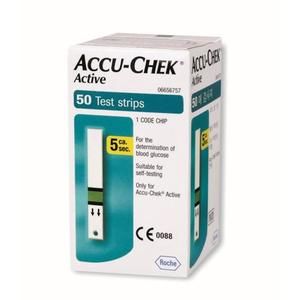 BANDELETTES GLUCOMETRE ACCU CHEK ACTIVE B/50
