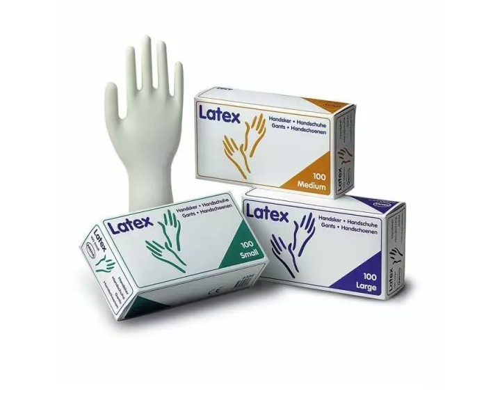 GANTS D'EXAMEN LATEX BOITE DE 100