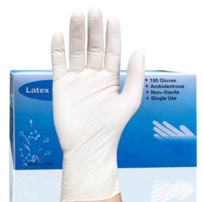 GANTS D'EXAMEN LATEX BOITE DE 100 – Image 2