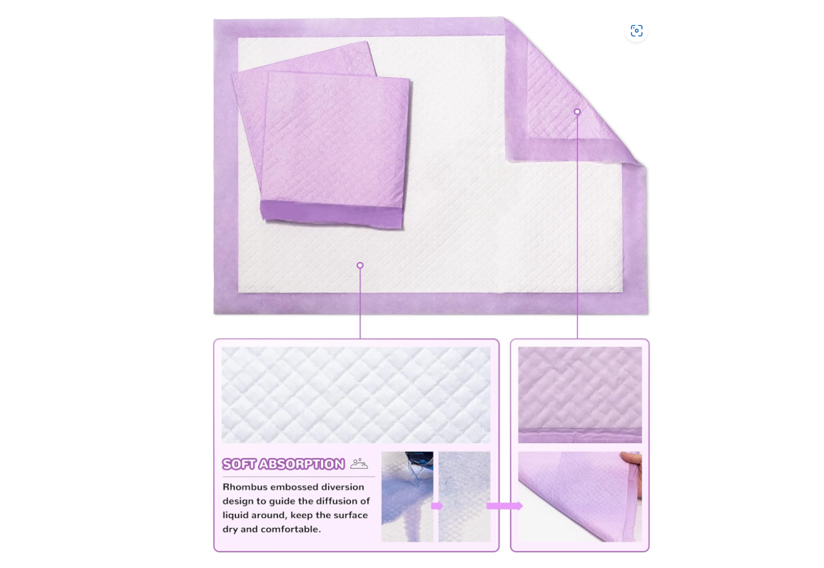 CHAMPS POUR LIT JETABLE - MATELAS A LANGER – Image 6