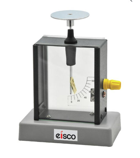 ELECTROSCOPE A FEUILLE D'OR