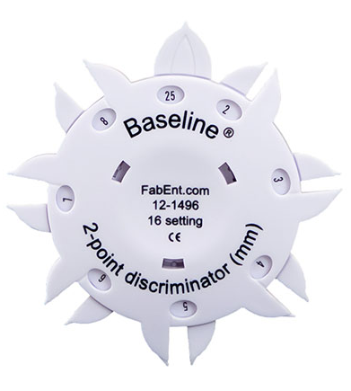 TEST TACTILE DISCRIMINATEUR A DEUX POINTS