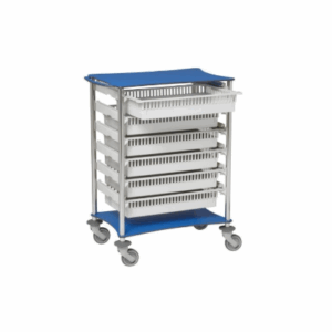 CHARIOT DE TRANSPORT MODULABLES À ROULETTE/ CHARIOT MOBILE DE STOCKAGE ET DE DISTRIBUTION