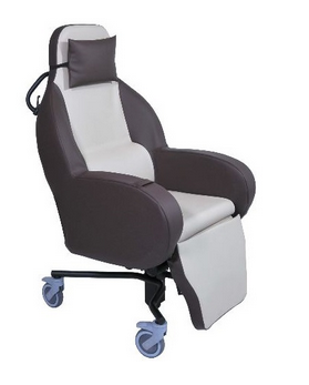 FAUTEUIL DE REPOS A POUSSER TYPE COQUILLE – Image 2