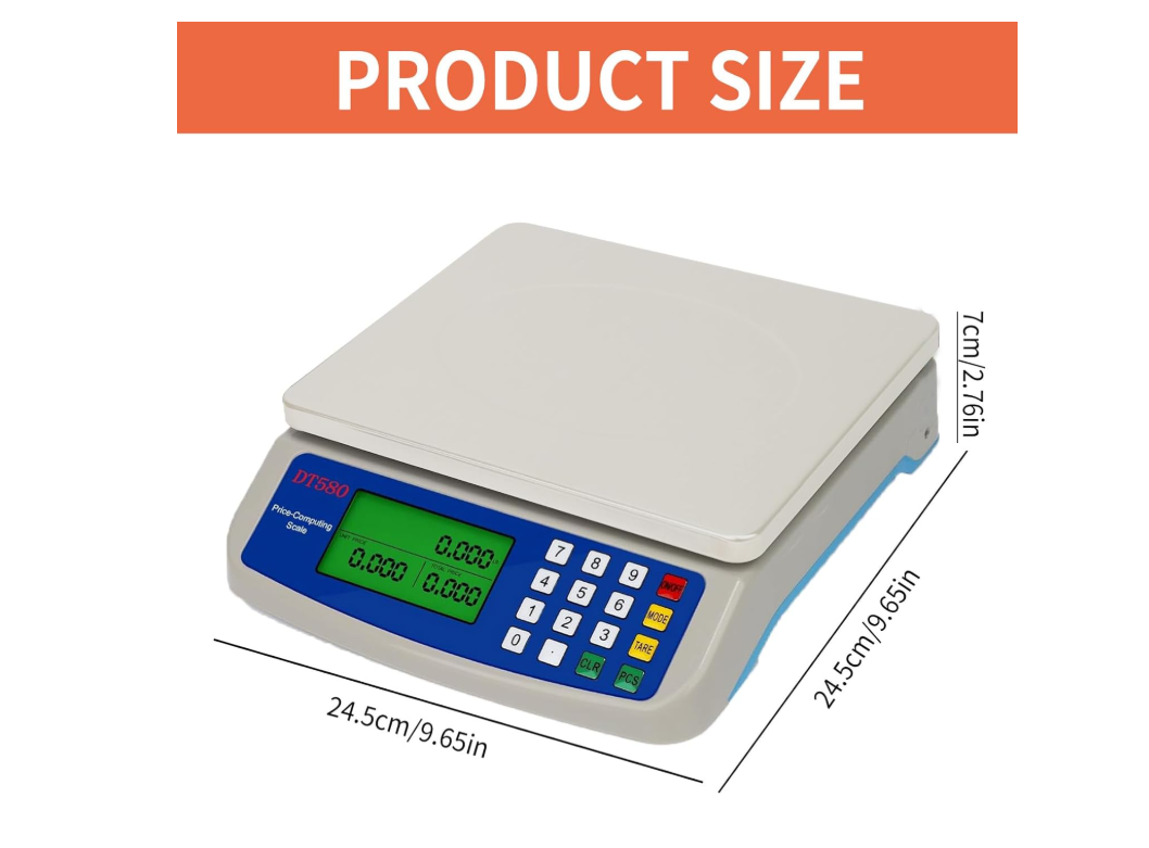 BALANCE ALIMENTAIRE NUMERIQUE 30KG – Image 3