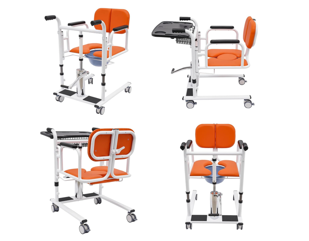 CHAISE DE TRANSFERT HYDRAULIQUE POUR PATIENTS – Image 5