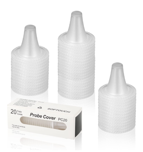 PROBES COVERS/PROTECTEURS DE SONDE POUR THERMOMETRE AURICULAIRE PAQUET DE 20 – Image 3
