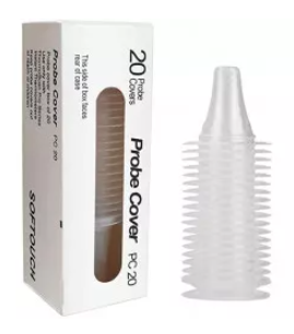 PROBES COVERS/PROTECTEURS DE SONDE POUR THERMOMETRE AURICULAIRE PAQUET DE 20