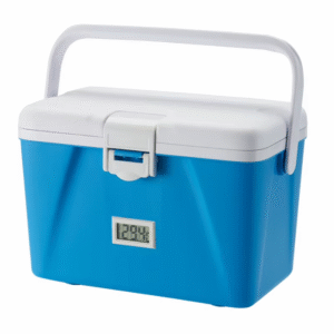 GLACIERE MEDICALE 6 LITRES AVEC PLAGE DE TEMPERATURE POUR LE TRANSPORT DE PRODUITS ET VACCINS