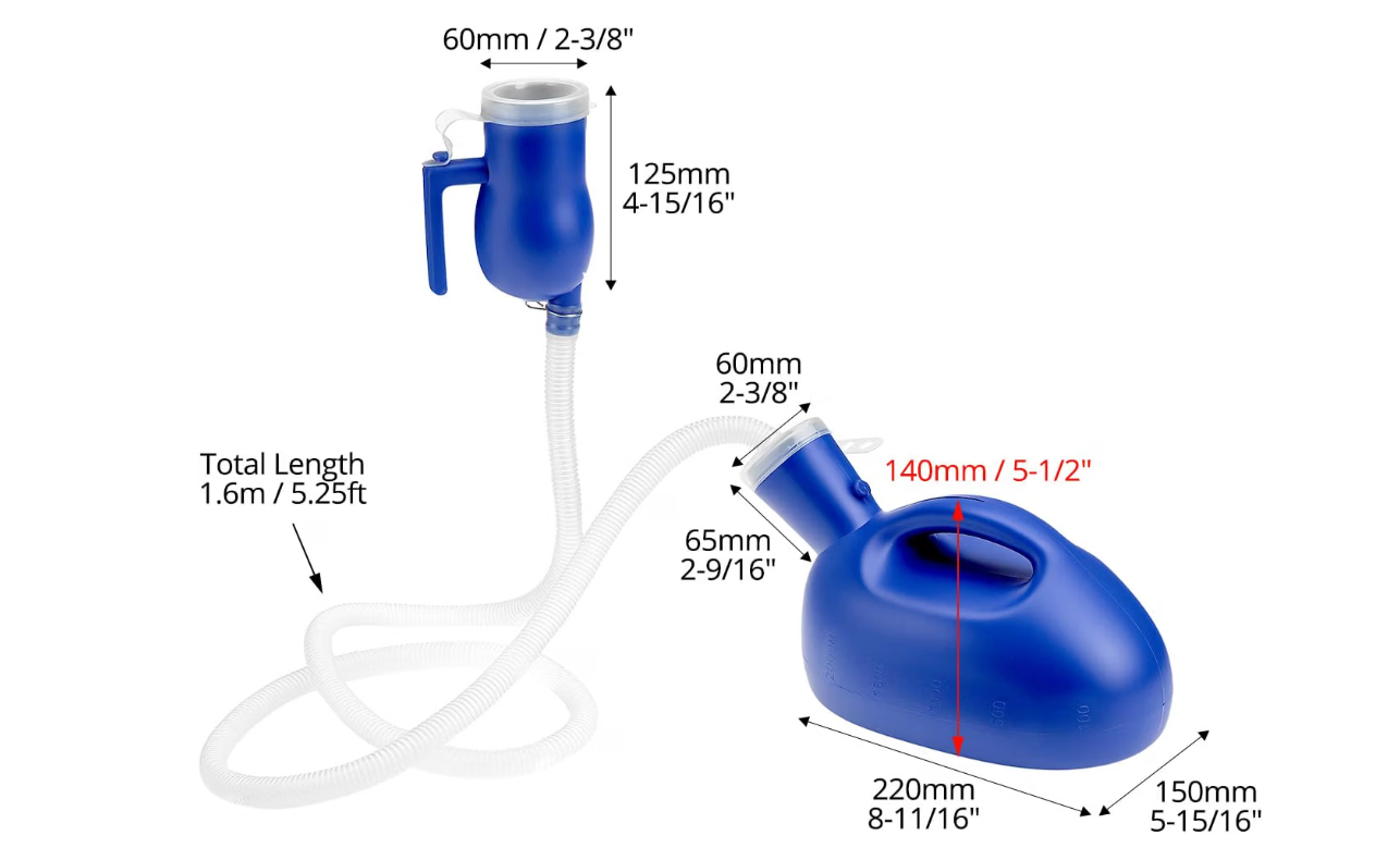 URINOIR AVEC TUBE – Image 2