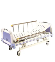 LIT D'HOSPITALISATION MANUEL 2 CRANK EN ABS A DOUBLE MANIVELLE – Image 2